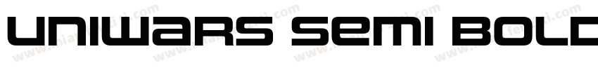 Uniwars Semi Bold字体转换